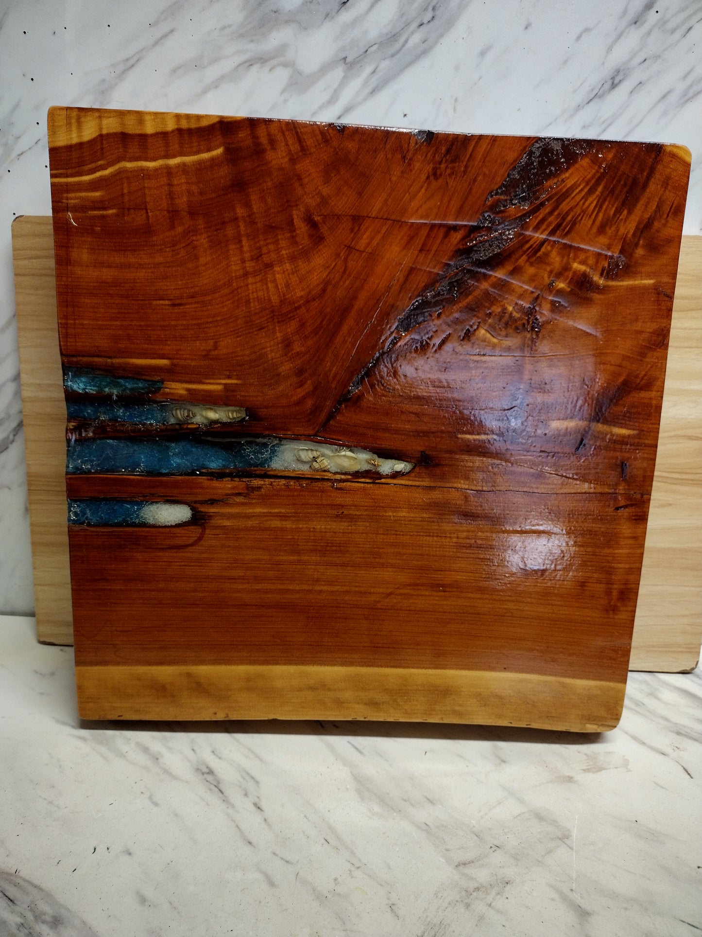 Cedar Beach Pour Butcher Block