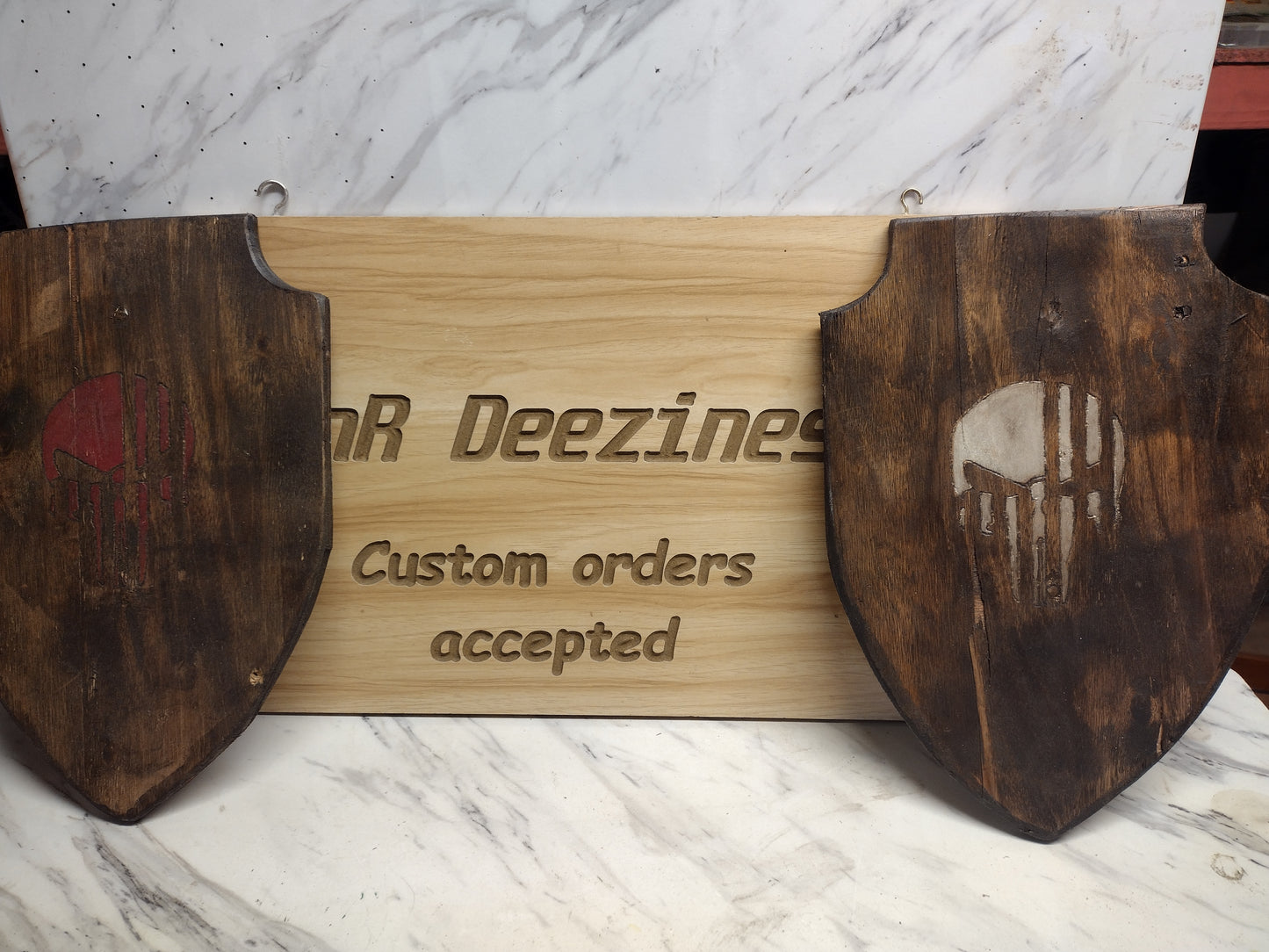 Wooden shields