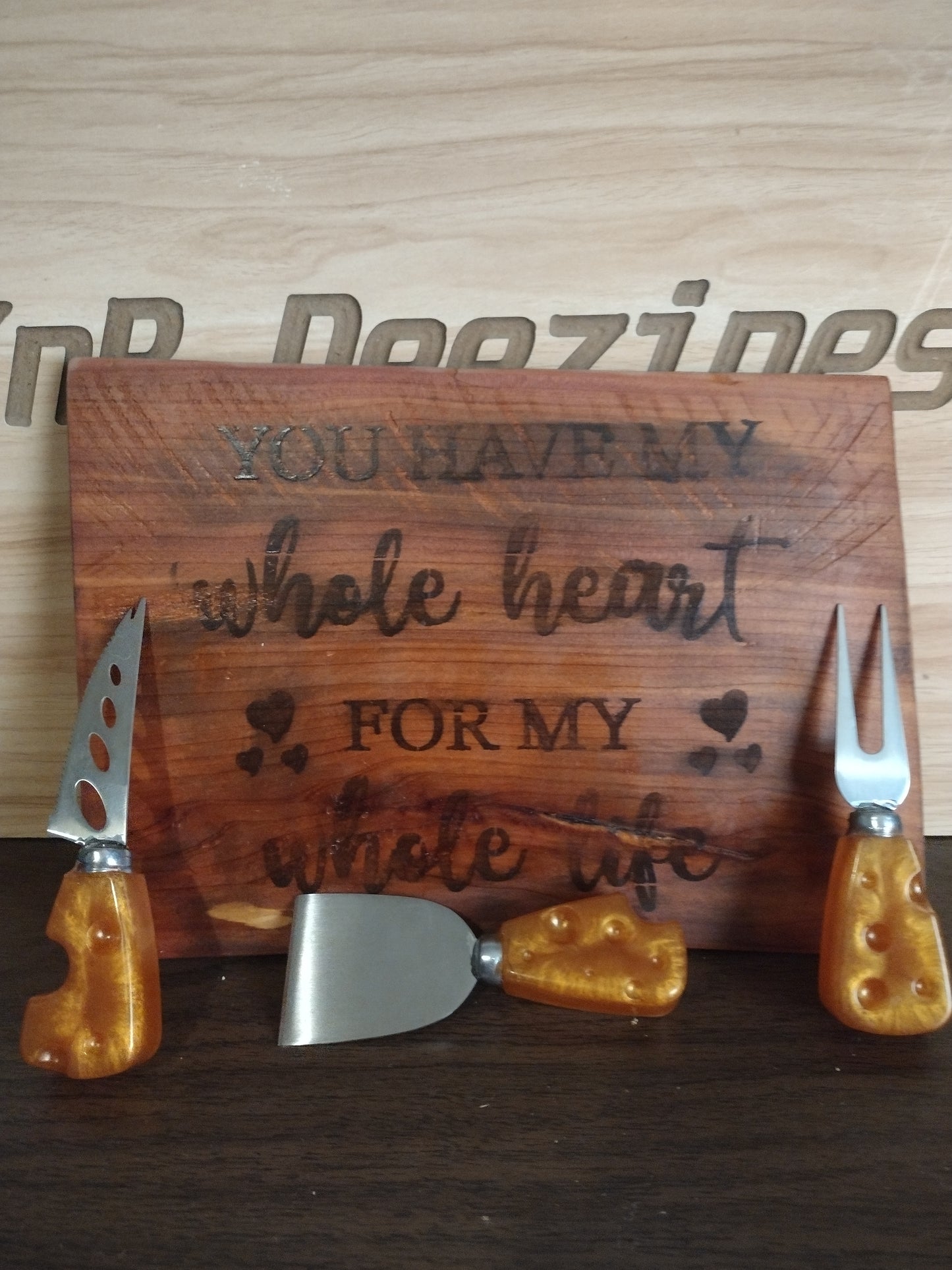 You Have My Whole Heart Charcuterie Board Set