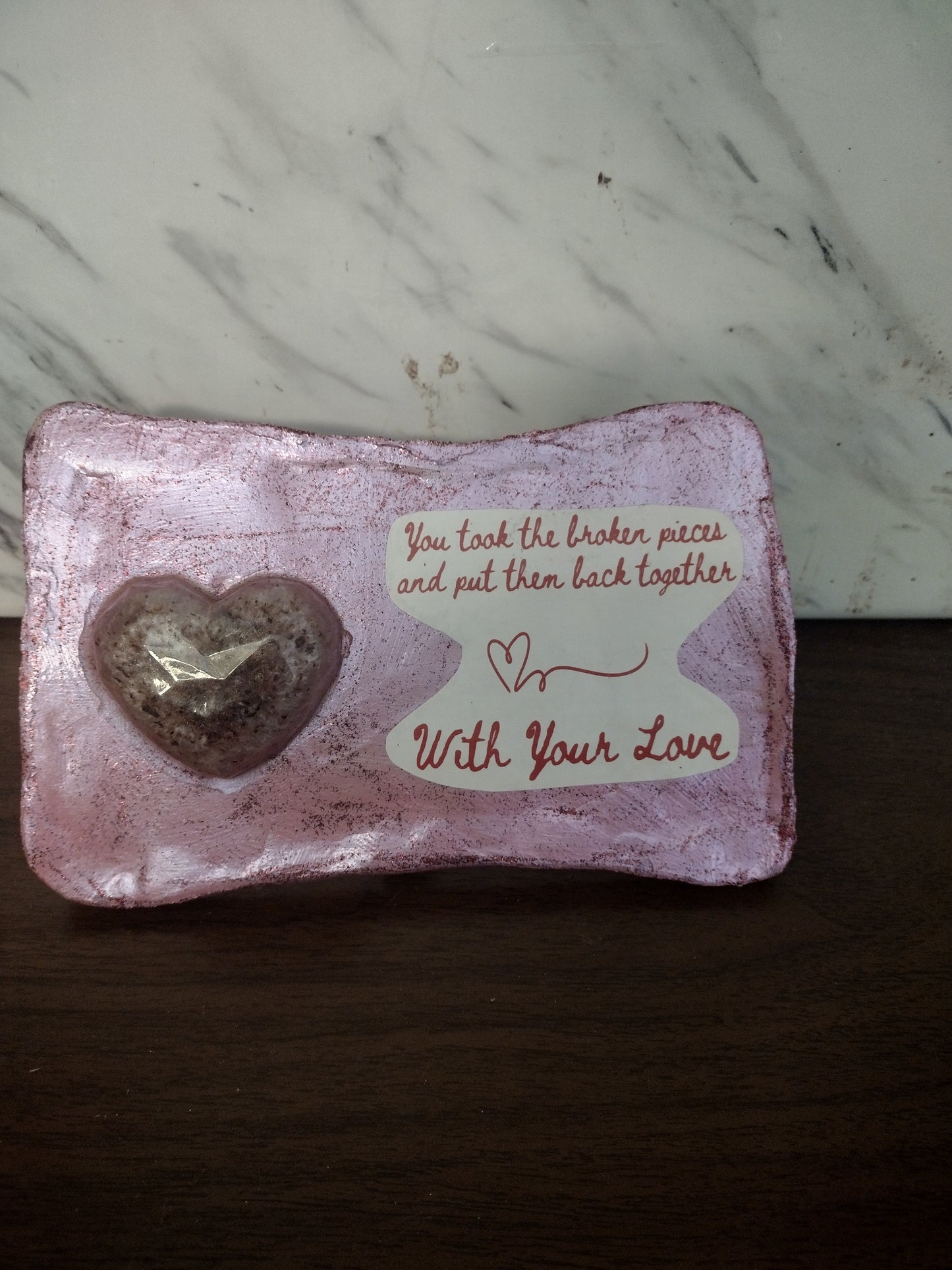 With Your Love Valentine's Day Plaque