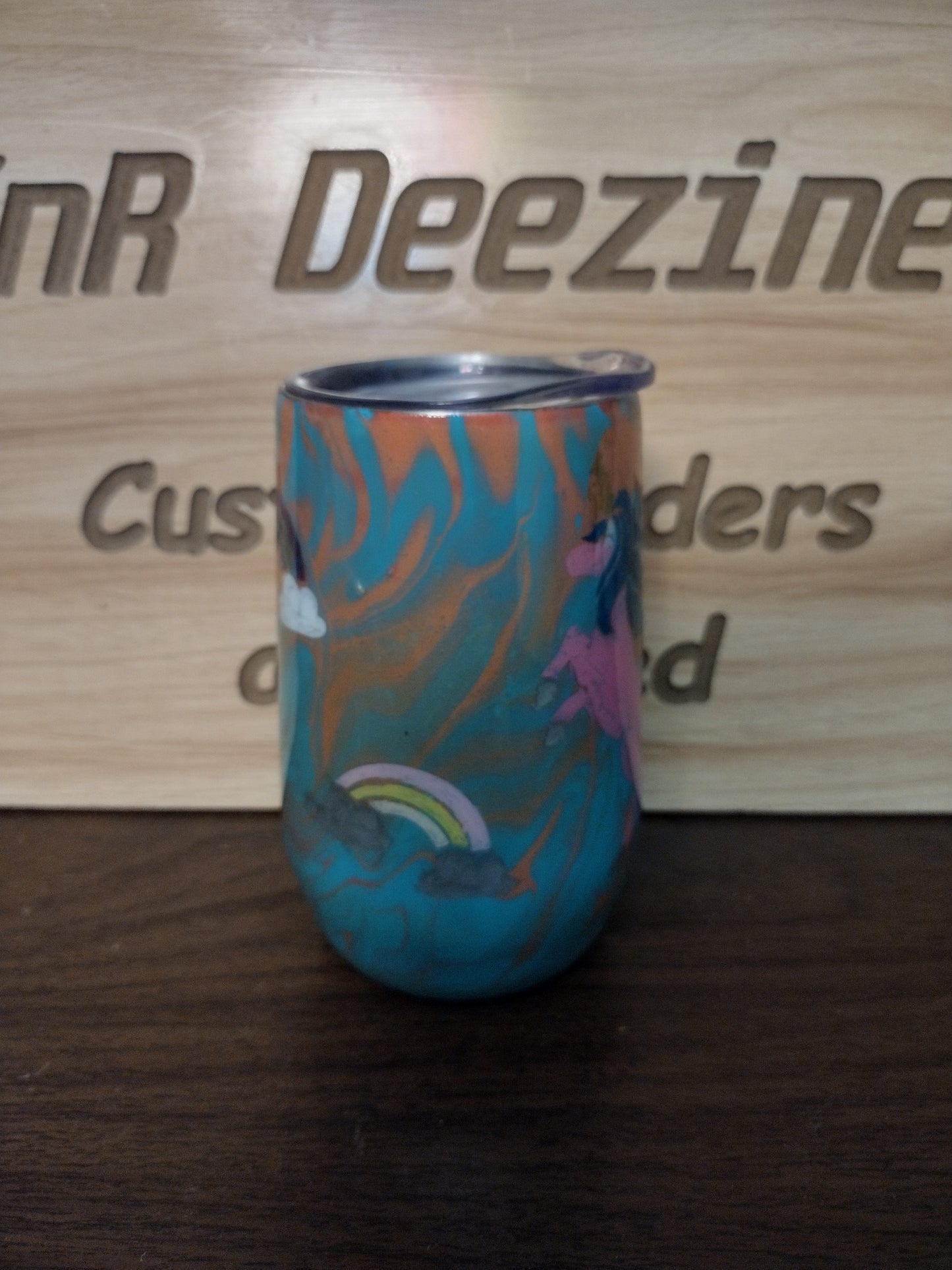 Rainbows and Unicorns 16 oz Tumbler