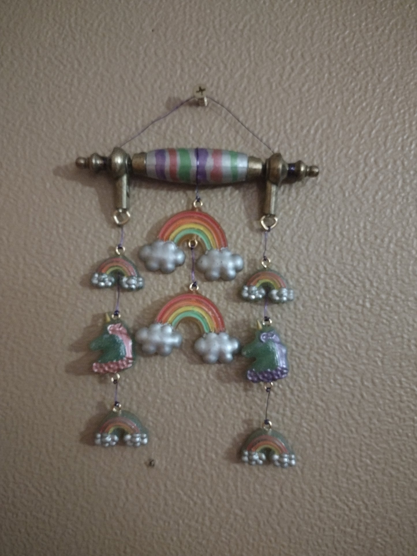 Unicorn and Rainbow Mini Hanging Decor