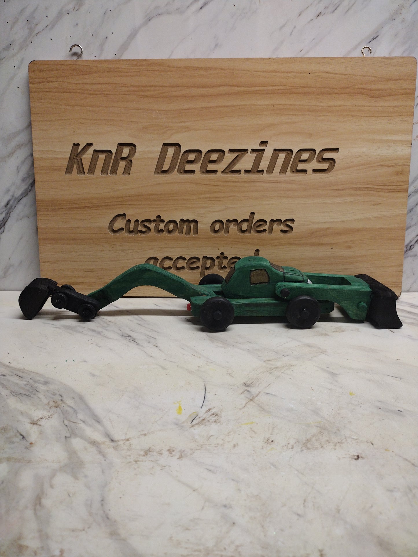Wooden Backhoe