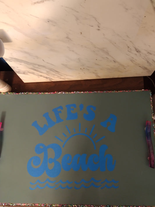 Life's A Beach Serving Tray