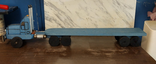 Large Diesel Truck with Trailer