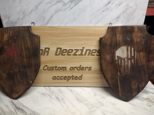 Wooden shields