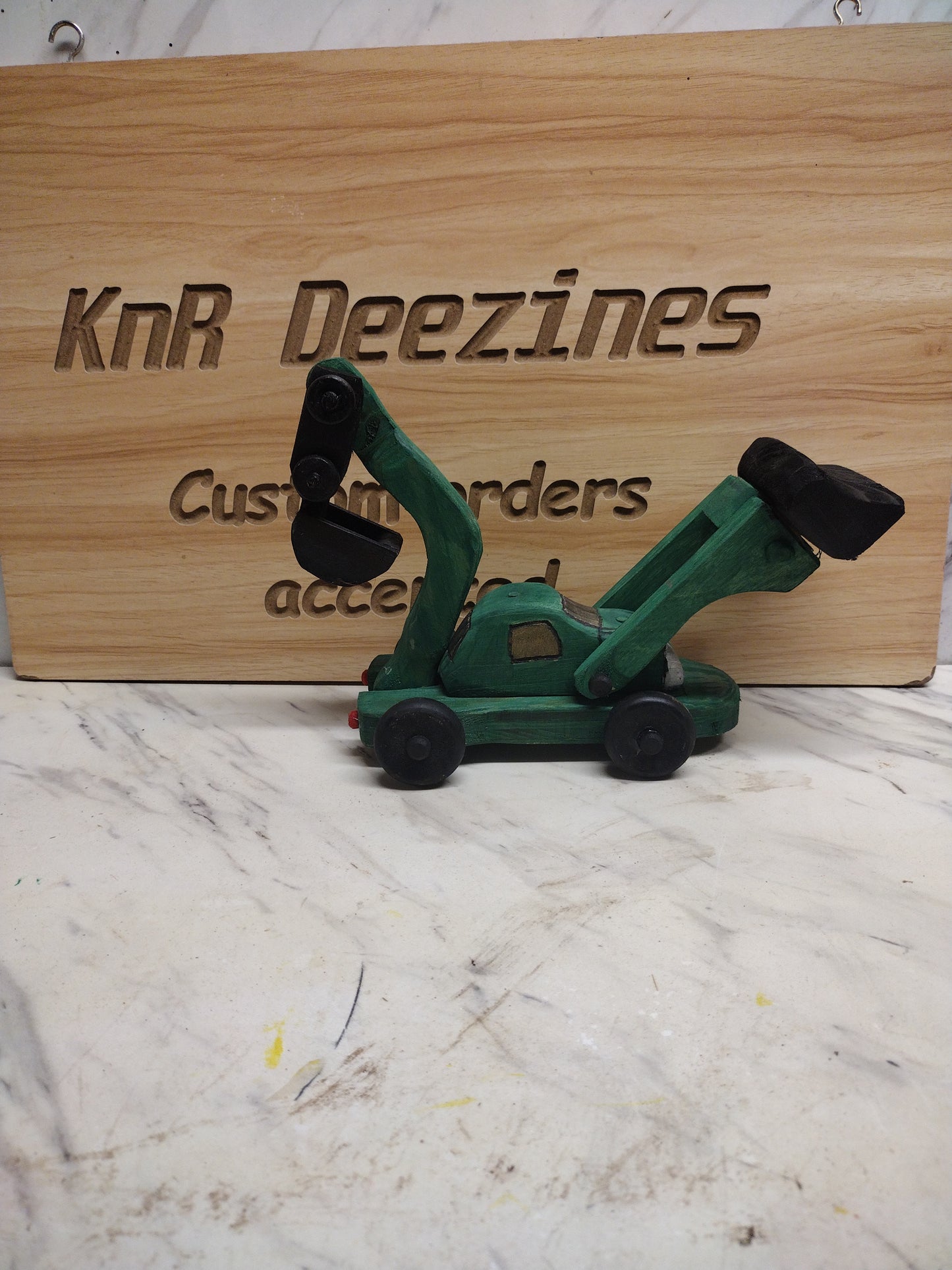 Wooden Backhoe