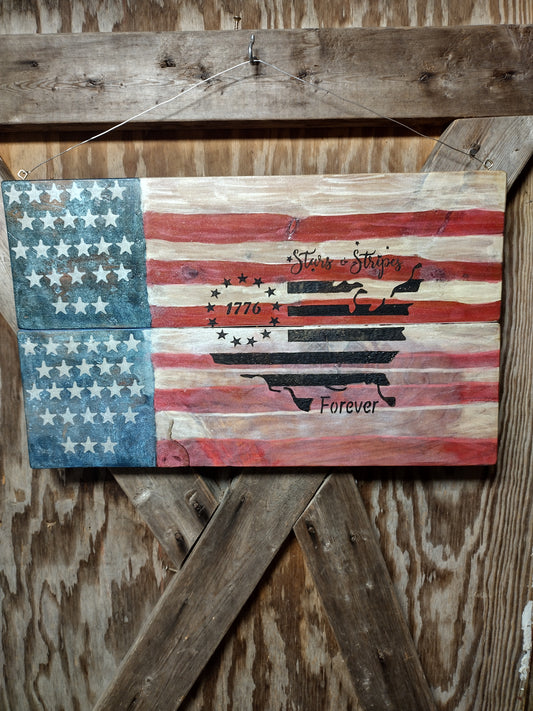 Hanging Patriotic Sign
