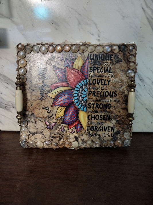 God Says Serving Tray