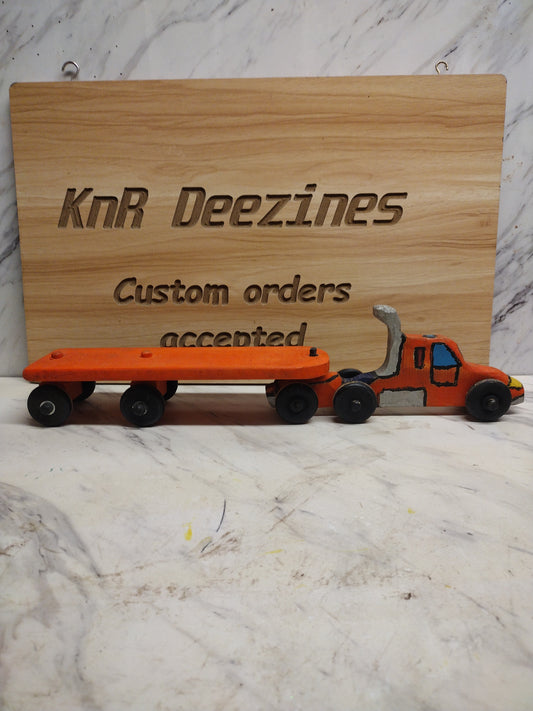 Wooden Tractor Trailer