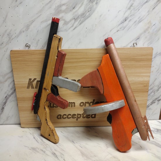 Rubber Band Tommy Gun